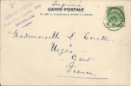 BRUXELLES  - POSTE  CENTRALE  En  1902   ( Voir Verso ) - Institutions Européennes