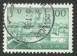 Finland, 100 M. 1957, Sc # 350, Mi # 496, Used - Usados