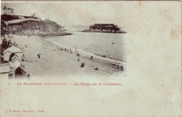 LE PORTRIEUX ( Cote Du Nord ) La Plage De La Contesse ( Cabine ) Carte Nuage Précurseur - Pontrieux