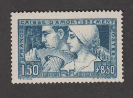 France -Caisse D'amortissement "Le Travail"  N°252b Type III ** Neuf Sans Charnière - Côte Yvert : 260 Euros - 1928 - TB - 1927-31 Caisse D'Amortissement