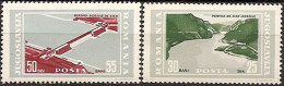 YUGOSLAVIA 1965 Inauguration Of Djerdap Hydro - Electric Project Joint Issue With Romania Set MNH - Ungebraucht