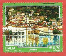 ITALIA REPUBBLICA USATO - 2014 - TURISMO - Lovere - € 0,70 - S. 3497 - 2011-20: Used