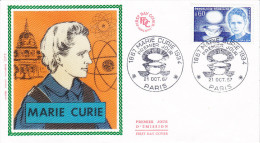 Medecine, Fdc    France Yvert N 1533,  Marie Curie - Médecine