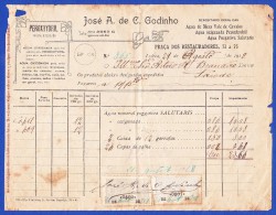 1918 -- PEROXHDRIL - JOSÉ A. DE C. GODINHO - PRAÇA DOS RESTAURADORES, 73 A 75 - LISBOA -- SELADA - Portogallo