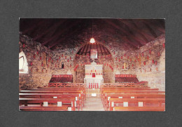 QUÉBEC - SHERBROOKE - INTÉRIEUR DE LA CHAPELLE DE PIERRES - SANCTUAIRE DE SACRÉ COEUR -  - BEAUVOIR SHERBROOKE - Sherbrooke