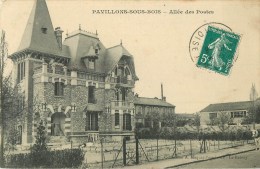 93 - Pavillons Sous Bois - Seine St-Denis - Allée Des Postes - Bel Etat - Voir Scan - - Les Pavillons Sous Bois