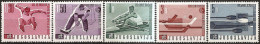 YUGOSLAVIA 1966 Sports Events World Ice Hockey Championships–Slovenia Croatia World Rowing Championship-Slovenia Set MNH - Unused Stamps