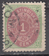 Danish West Indies   Scott No   5b   Used     Year 1874 - Danemark (Antilles)