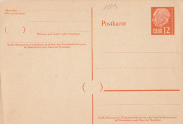 13249# SARRE ENTIER POSTAL POSTKARTE 12 FRANCS ORANGE SAARLAND SAAR - Postwaardestukken