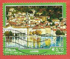 ITALIA REPUBBLICA USATO - 2014 - TURISMO - Lovere - € 0,70 - S. 3497 - 2011-20: Oblitérés