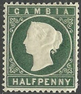 GAMBIA..1886..Michel # 12...MLH. - Gambie (...-1964)