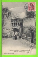 METZ - ENTREE DU CHATEAU DE VIC ET GROUPE DE LORRAINES  - Carte écrite En 1910 - Invasi D'acqua & Impianti Eolici