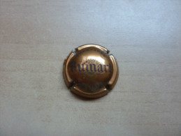 Capsule * CHAMPAGNE "Ruinart REIMS FRANCE" (marron Sur Fond Cuivre, Petit Module) - Ruinart Ruinart Reims