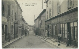 CPA  Fleurie Rue De Villié - Villie Morgon