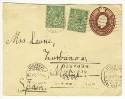 GRANDE BRETAGNE - GREAT BRITAIN - GROSSBRITANNIEN - 1927 - Entier Postal - Postal Stationary - Ganzsachen - Luftpost & Aerogramme