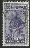 COLONIE ITALIANE: EGEO 1932 COO GARIBALDI LIRE 5 + 1 L. USATO USED OBLITERE´ - Egée (Coo)