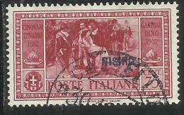 COLONIE ITALIANE: EGEO 1932 NISIRO GARIBALDI CENT. 75 CENTESIMI USATO USED OBLITERE´ - Egée (Nisiro)