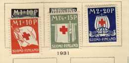 Finlande (1930)  - "Croix-Rouge"   Neufs* - Neufs