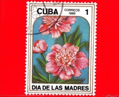 CUBA - 1985 - Fiori - Flowers - Fleurs - Festa Della Mamma - Peonia - Paeonia - 1 - Neufs