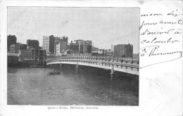 ¤¤  -   AUSTRALIE  -  MELBOURNE   -  Queen's Bridge   -  Oblitérations En 1904  -  ¤¤ - Melbourne