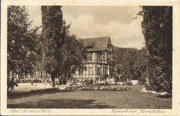 Alte AK Bad Sooden A. Werra - Kurpark Mit Kurmittelhaus  (1926) - Bad Soden