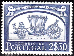 PORTUGAL - 1952,  Museu Nacional Dos Coches.    2$30   (*) MNG  MUNDIFIL  Nº 748 - Nuovi