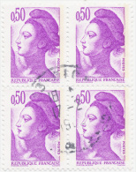 FRANCE N° 2184 Bloc De 4 - 1982-1990 Liberty Of Gandon