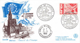 EUROPA  1966,  Fdc Journée De L'Europe Strasbourg - 1965