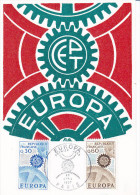 EUROPA  1967,  Carte Maximum France PJ Paris - 1967