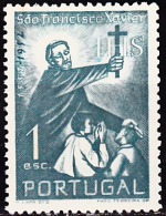 PORTUGAL - 1952,  4.º Centenário Da Morte De S. Francisco Xavier.  1 E.  (*) MNG  MUNDIFIL  Nº 759 - Unused Stamps