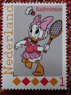 Netherlands 2013 (1) Minnie Tennis Badminton Disney Personalized Stamp A 4,50 Euro - Badminton
