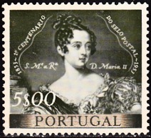 PORTUGAL - 1953,  1.º Centenário Do Selo Postal Português. 5$00   (*) MNG  MUNDIFIL  Nº 792 - Neufs