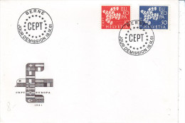 EUROPA Suisse 1961  Fdc Bern - 1961