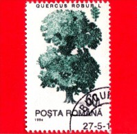 ROMANIA - 1994 - Alberi - Piante - Quercia (Quercus Robur) - 60 - Usado