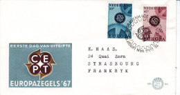 EUROPA  Pays Bas, Fdc 1967 - 1967