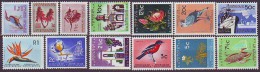 RSA - SOUTH AFRICA -  DEFINITIVES - FLORA - BIRDS - SHIPS - **MNH - 1964-68 - Nuovi