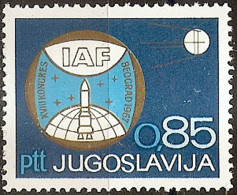 YUGOSLAVIA 1967,XVIII International Astronautical Federation Congress Belgrade MNH - Ungebraucht