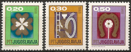 YUGOSLAVIA 1967 New Year Set MNH - Unused Stamps