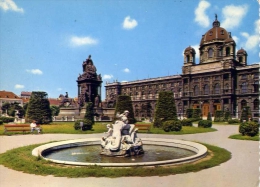 Vienna - Museum Mit Maria Theresia Denkmal - 45612 - Formato Grande Viaggiata - Musei