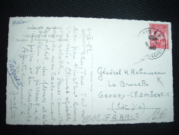 CP TP FM ROUGE OBL. 9-4-1962 DAKAR RP SENEGAL Pour GENERAL H. REBOURSEAU? GEVREY-CHAMBERTIN (21 COTE D'OR) - Military Postage Stamps