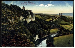 Bad Kösen  -  Rudelsburg Und Ruine Saaleck A. D. Saale  -  Ansichtskarte Ca.1910    (3981) - Bad Kösen