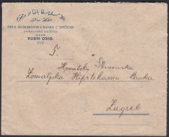 Yugoslavia 1924, Cover Brcko To Zagreb W./ Postmark Brcko - Cartas & Documentos