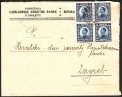 Yugoslavia 1924, Cover Sarajevo To Zagreb W./ Postmark Sarajevo - Cartas & Documentos