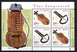 Hungary 2014. EUROPA CEPT - Music / Instruments Sheet MNH (**) - Unused Stamps