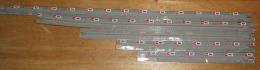 LOT DE 11 FERMETURES ECLAIR DE 25 A 60 CM MARQUE "OPTI" COULEUR GRIS - Altri & Non Classificati