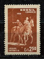 (cl 22 - P53) Brésil ** N° 673 (ref. Michel Au Dos) - Jeux De La Jeunesse. Polo - - Unused Stamps