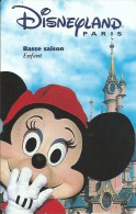 + PASSEPORT DISNEYLAND BASSE SAISON ENFANT MINNIE D'HIVER SPEOS 2000/01/MIN 00.00 VALIDE LE 030101 GRATUIT BON ETAT - Disney Passports