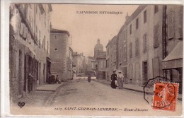 SAINT GERMAIN LEMBRON.ROUTE D'ISSOIRE. - Saint Germain Lembron