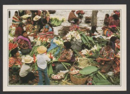 DF / ETHNIQUE ET CULTURE / GUATEMALA / CHICHICASTENANGO / MARCHANDES DE FLEURS / MARCHÉ - Amerika