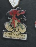 Delcampe - Pin's Vélo Cyclisme Cyclo Sport Casteljalousain - Cyclisme